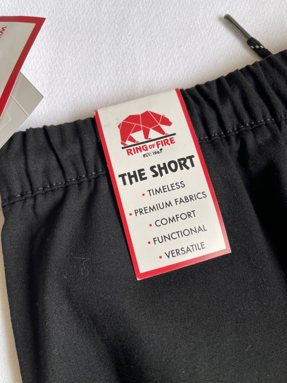 Ring of Fire Big Boys Black ADINO Cargo Shorts Brand New With Tags. - Picture 7 of 13